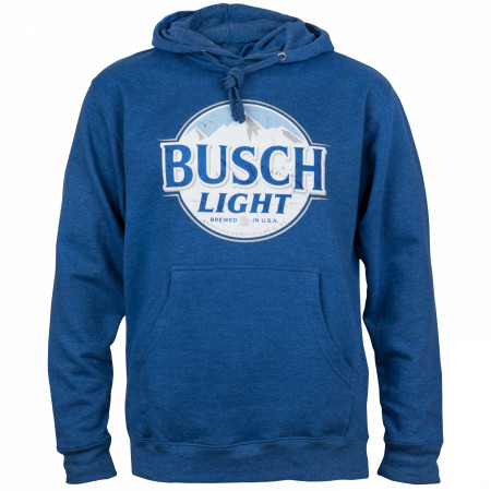 Busch Light Logo Men's Royal Blue Hoodie